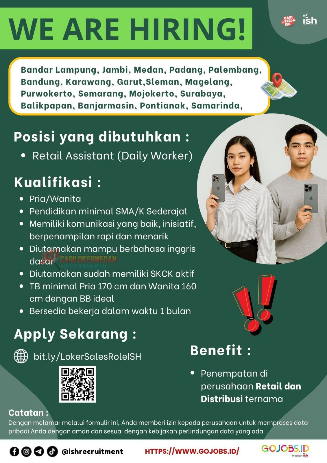 Loker SMA SMK Di PT Infomedia Solusi Humanika Medan Oktober 2025