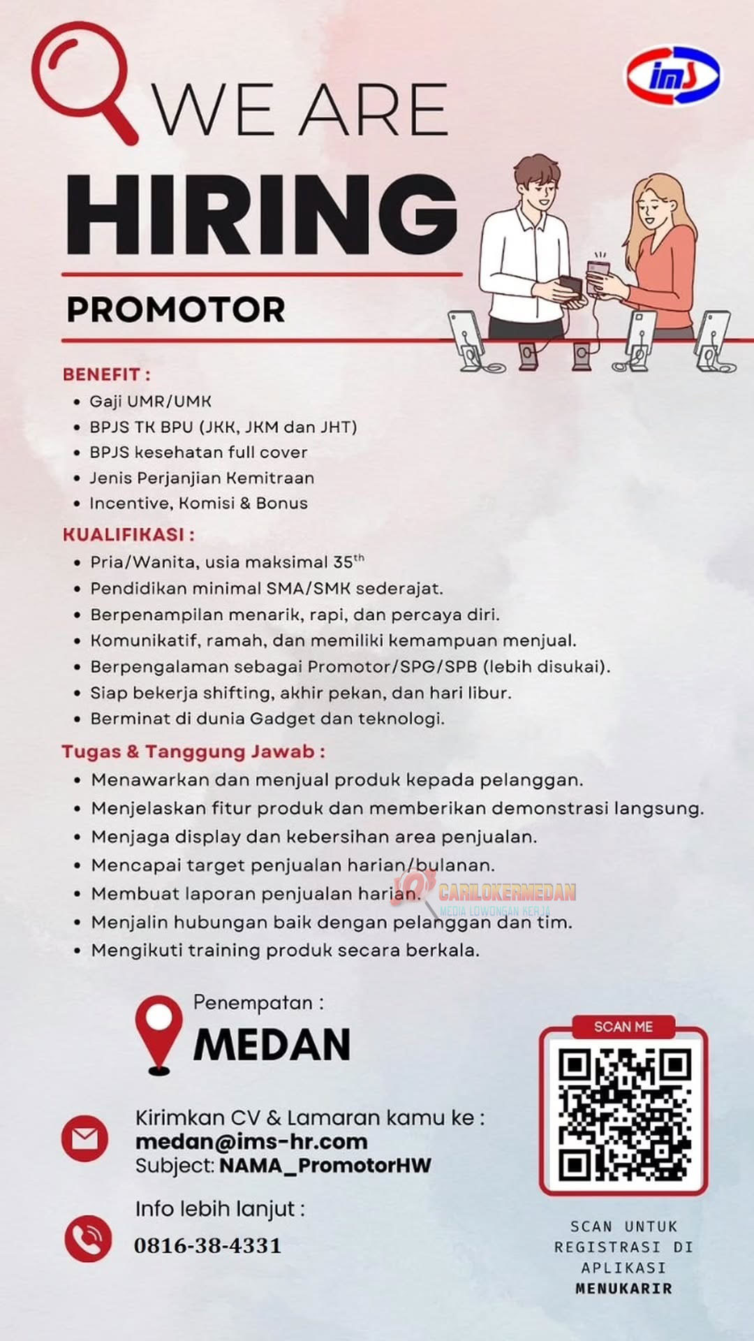 Loker SMA SMK Di PT Intrias Mandiri Sejati Medan Oktober 2025 1
