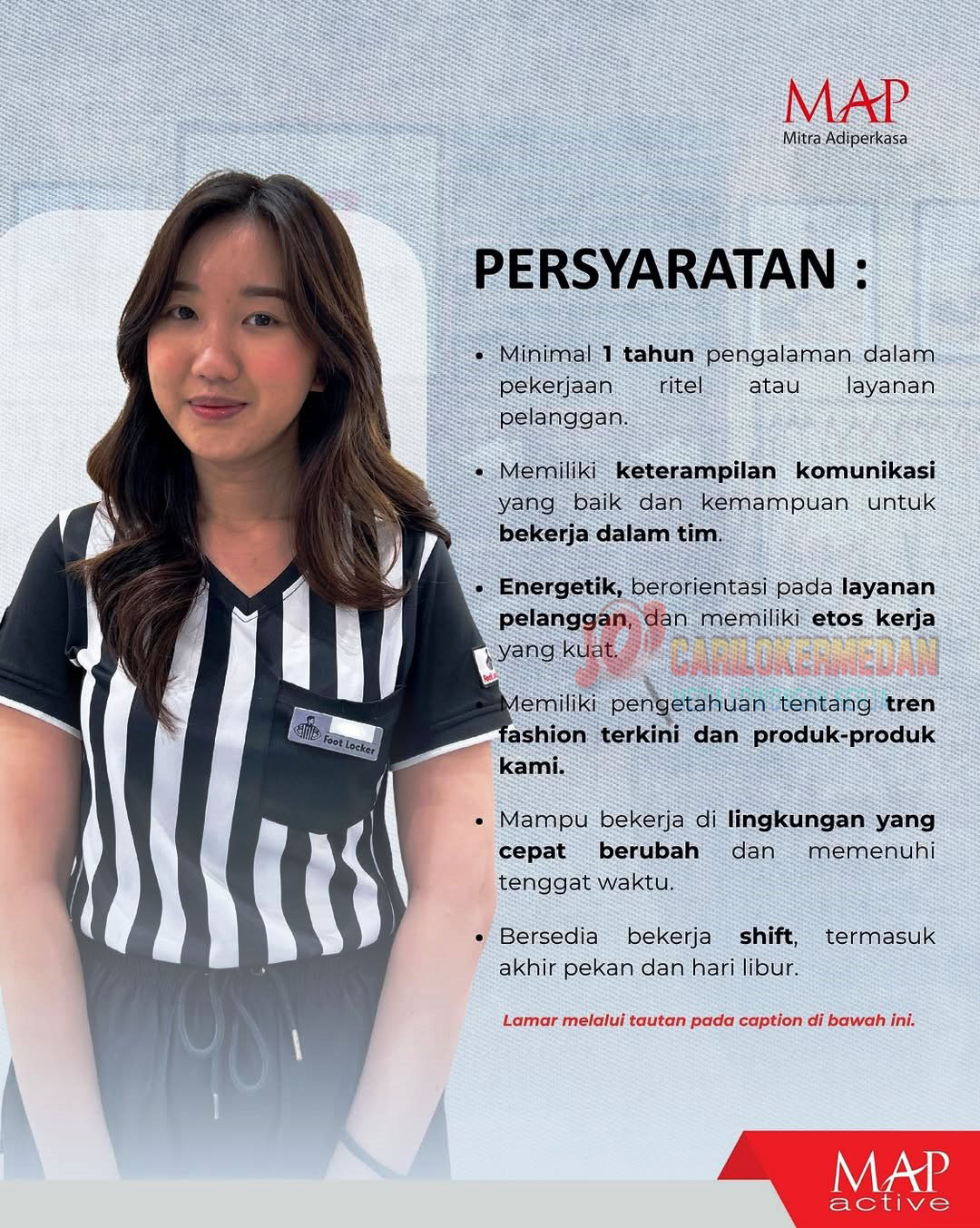 Loker SMA SMK Di PT MAP Aktif Adiperkasa Medan Oktober 2025 2