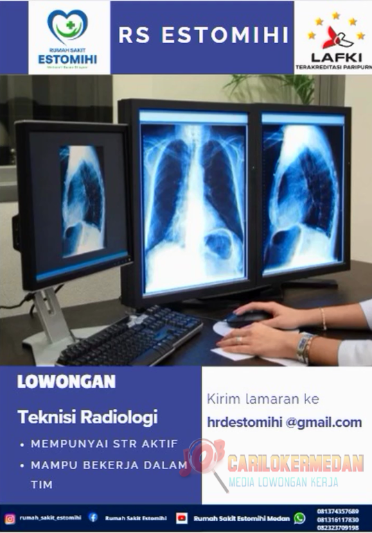 Lowongan Kerja Di RSU Estomihi Medan Oktober 2025