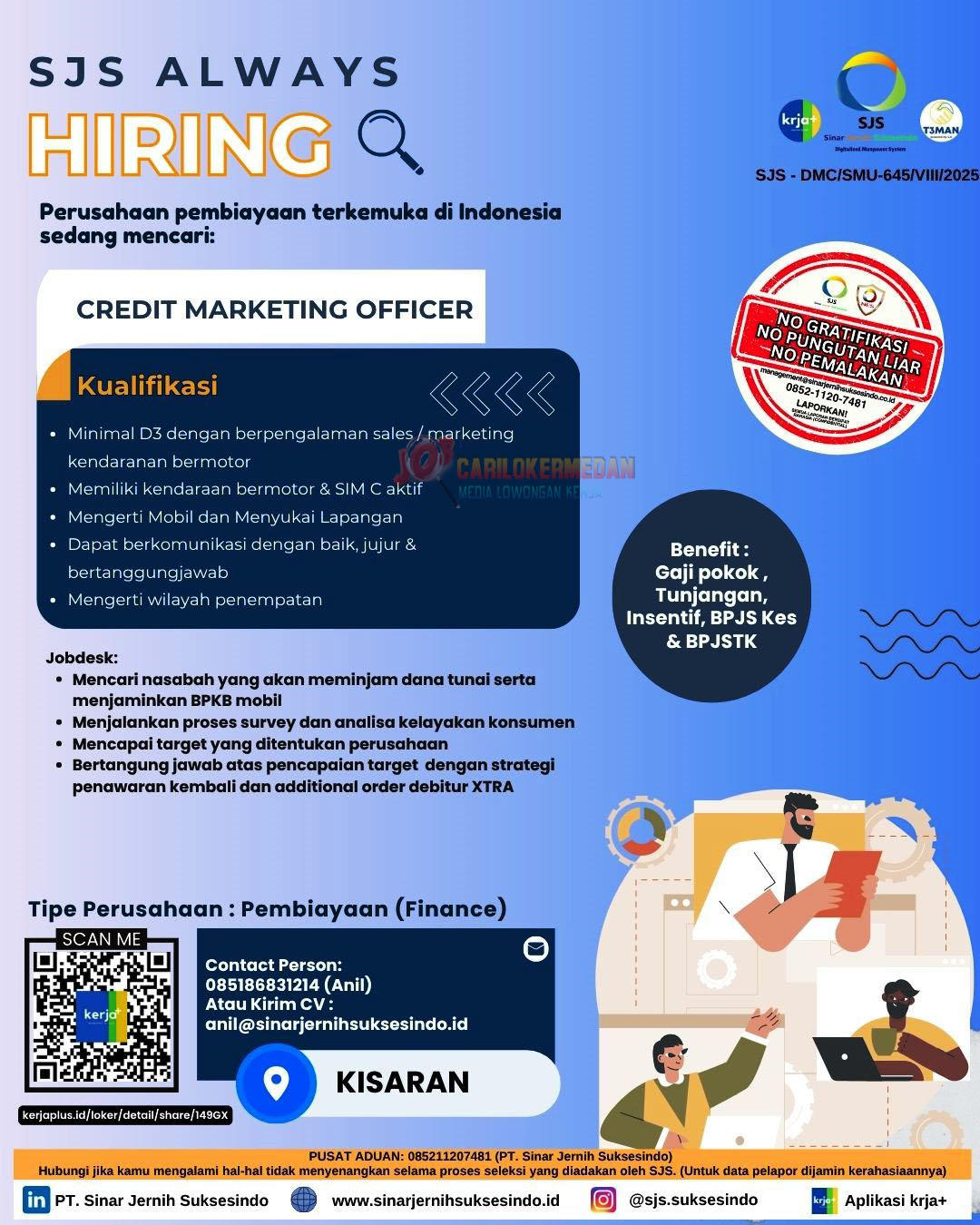 Loker D3 S1 Di PT Sinar Jernih Suksesindo Kisaran November 2025 2