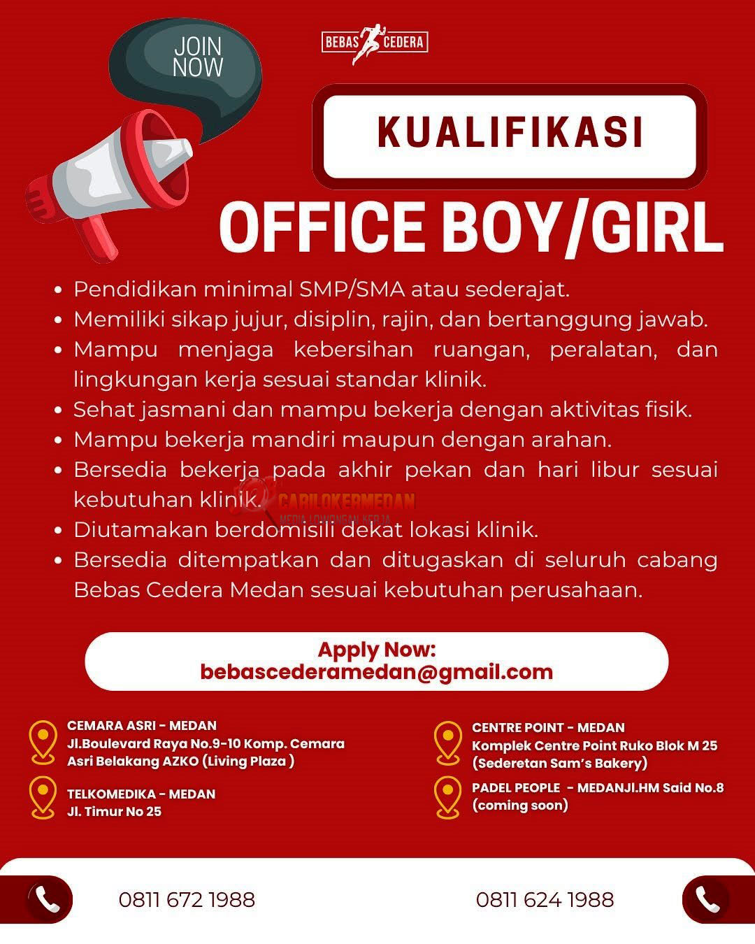 Loker SMA SMA SMK Di PT Fisio Mitra Investasi Medan 2025