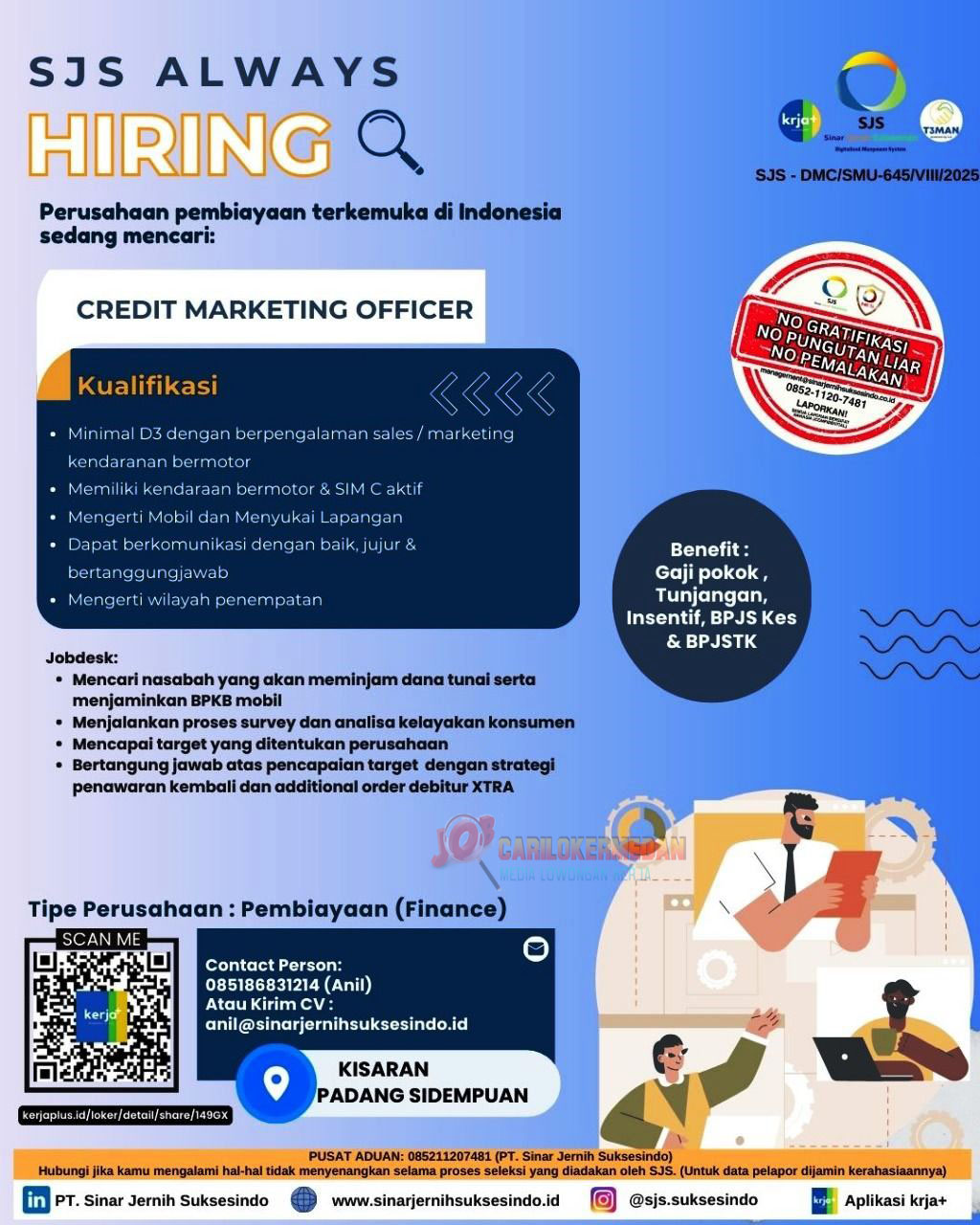 Loker SMA SMK D3 S1 Di PT Sinar Jernih Suksesindo Medan 2025 2