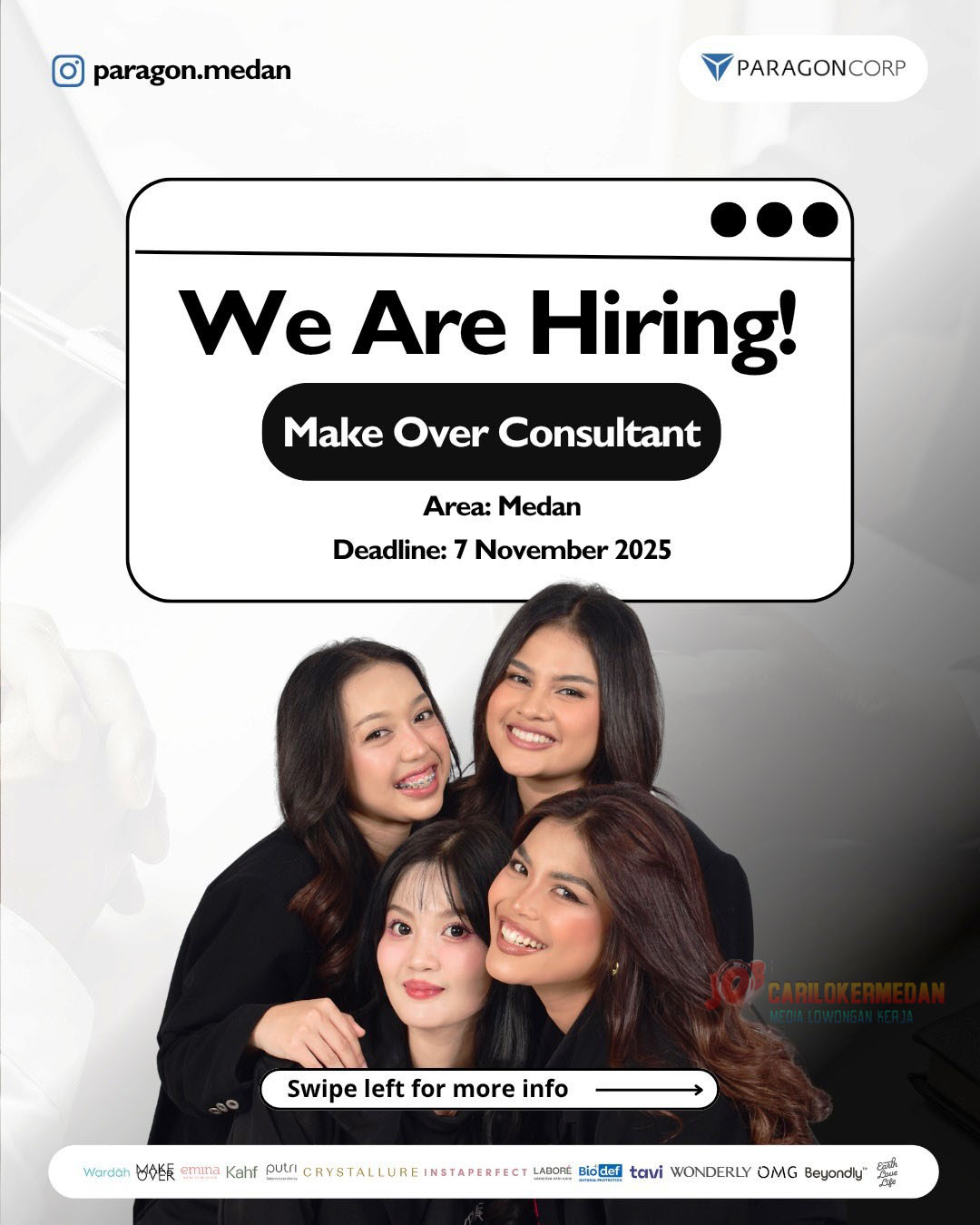 Loker SMA SMK D3 S1 Di Paragoncorp Medan November 2025 1