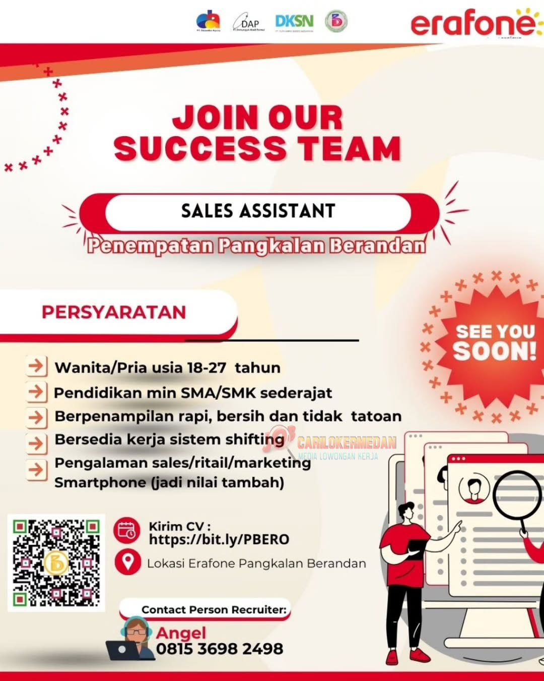 Loker SMA SMK Di Erajaya Group Pangakalan Brandan November 2025