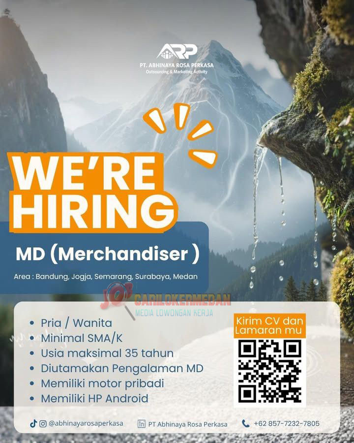 Loker SMA SMK Di PT Abhinaya Rosa Perkasa Medan November 2025