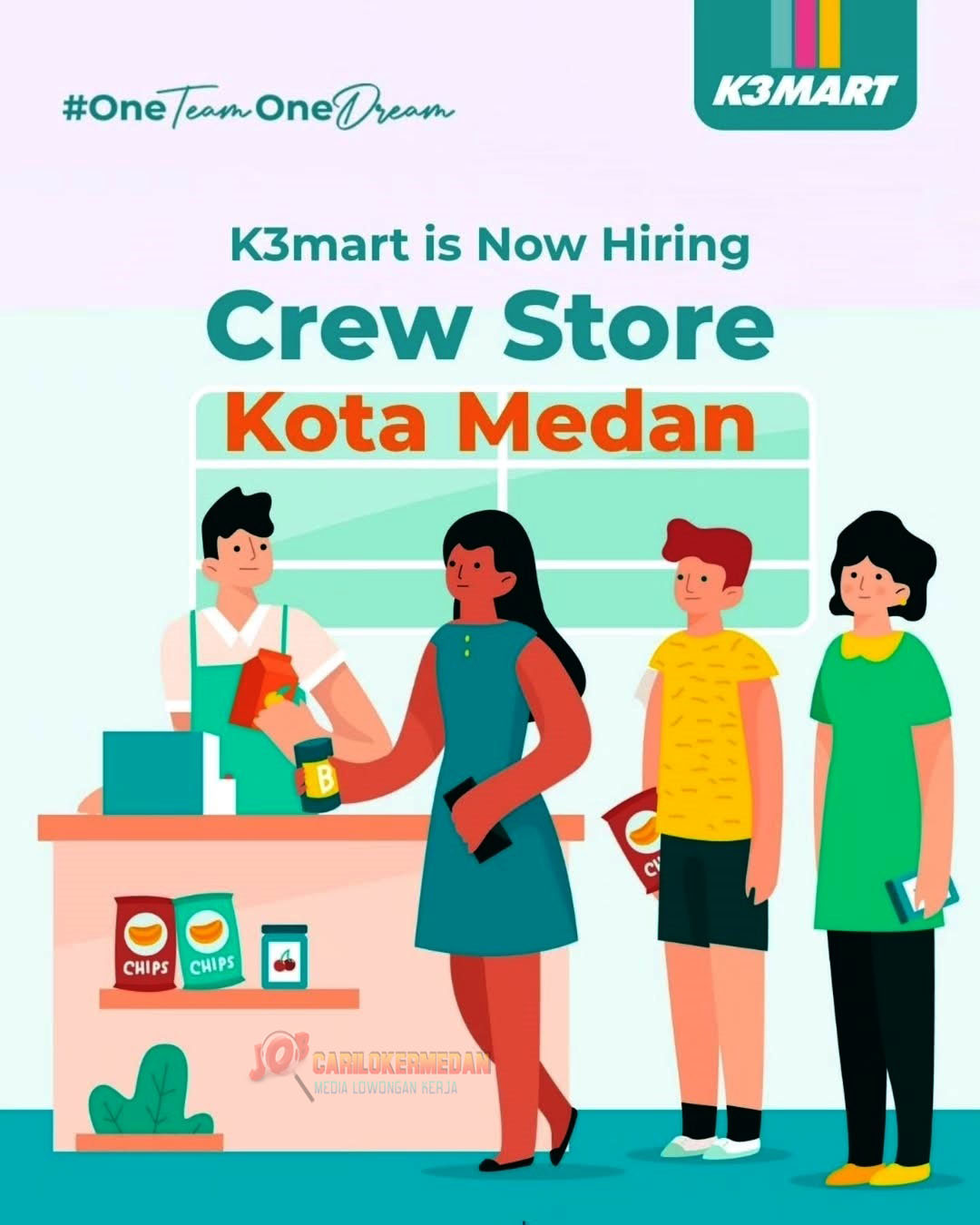 Loker SMA SMK Di PT Katiga Ritel Strengindo K3Mart Medan 1