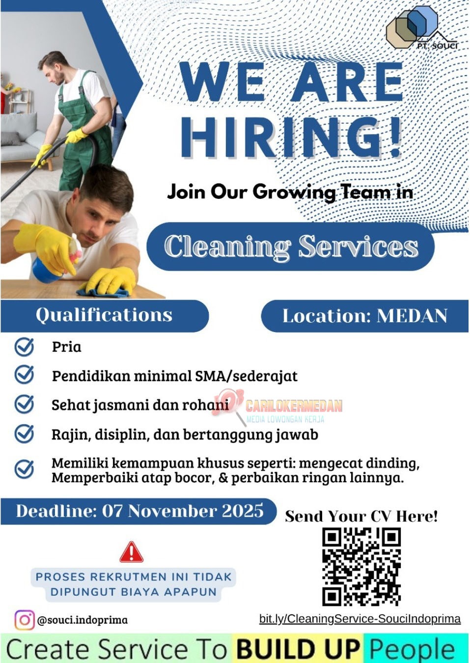 Loker SMA SMK Di PT Souci Indoprima Medan November 2025