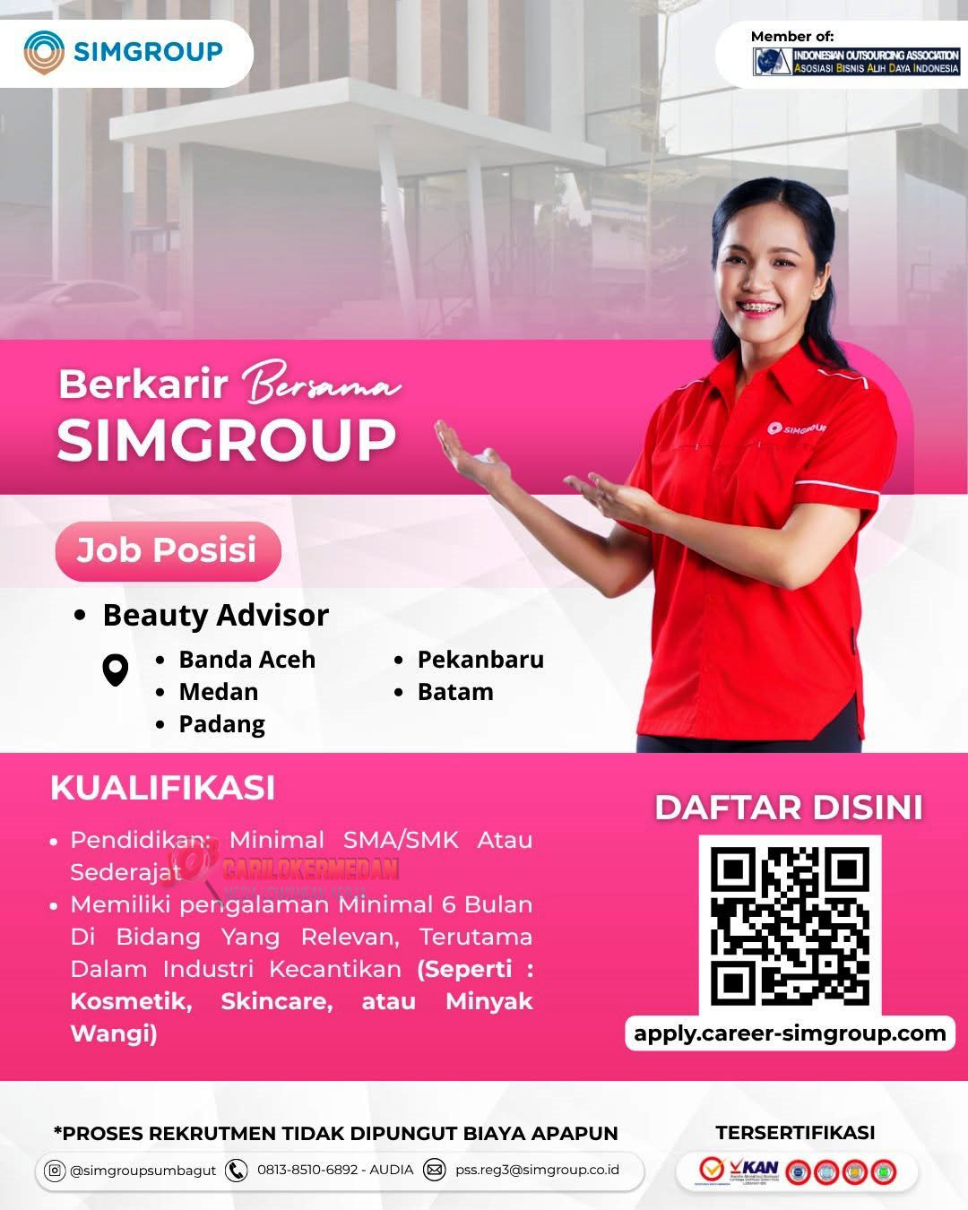 Loker SMA SMK Di PT Swakarya Insan Mandiri Medan 2025