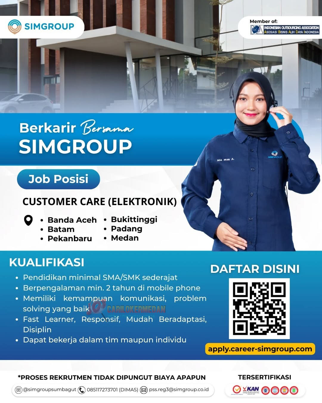 Loker SMA SMK Di PT Swakarya Insan Mandiri Medan November 2025