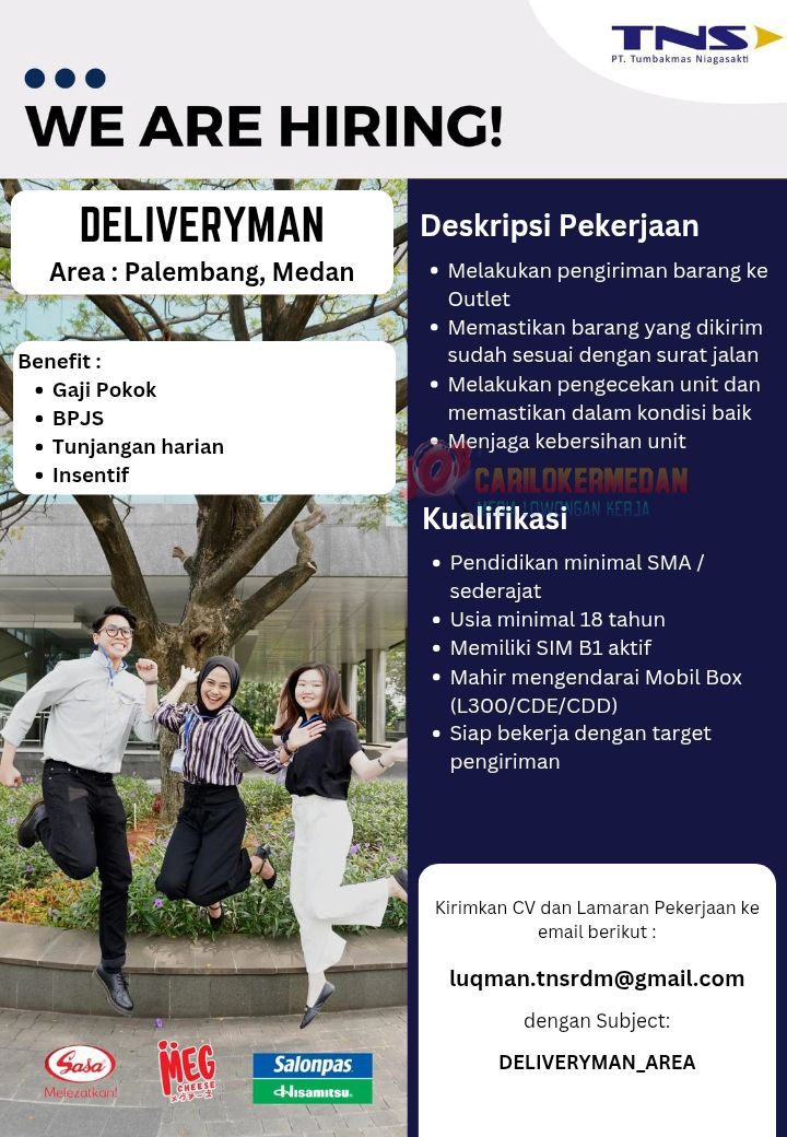 Loker SMA SMK Di PT Tumbakmas Niagasakti Medan November 2025