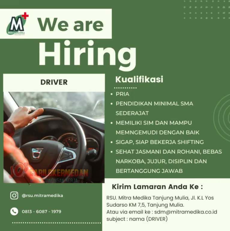 Loker SMA SMK Di RSU Mitra Medika Medan November 2025