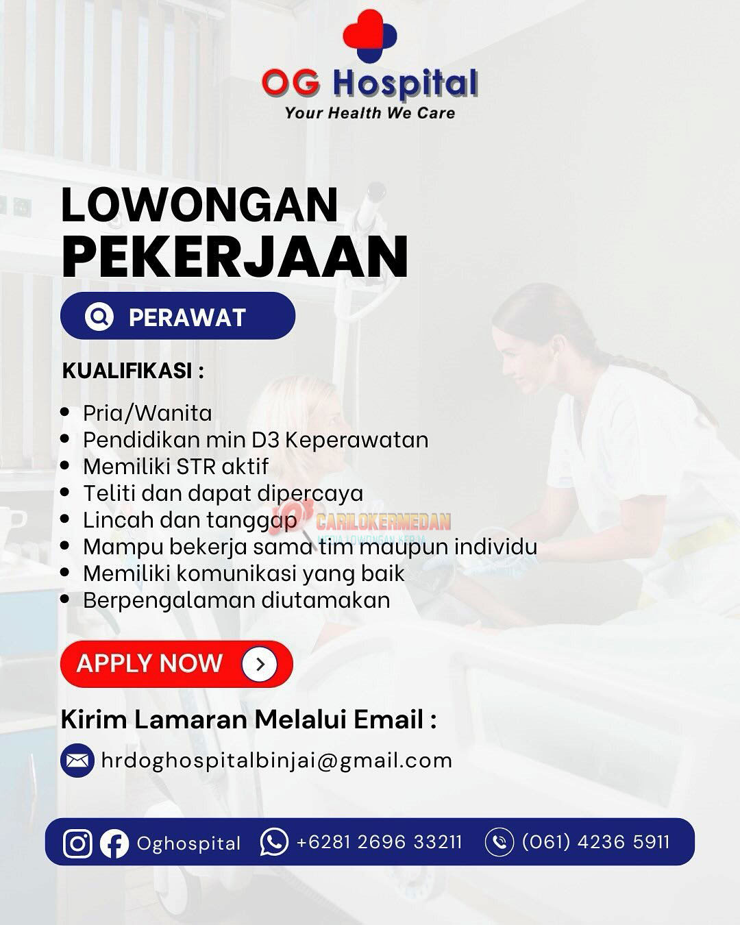 Loker Tamatan D3 S1 Di OG Hospital Binjai November 2025 2