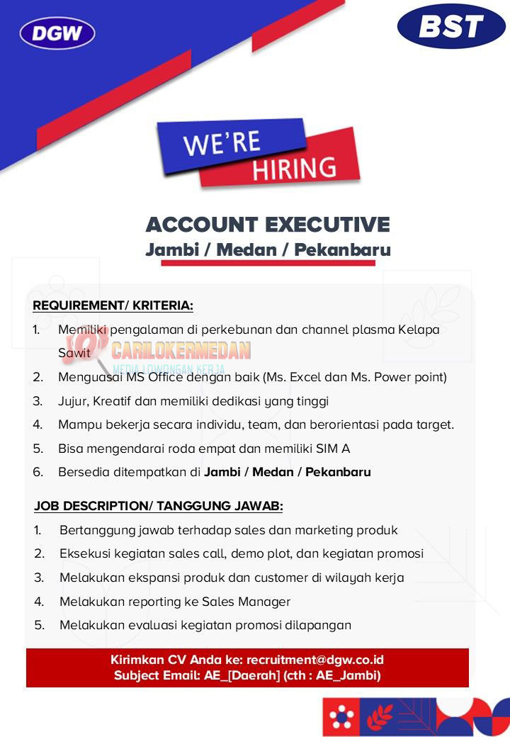 Lowongan Kerja Di DGW Group Medan November 2025