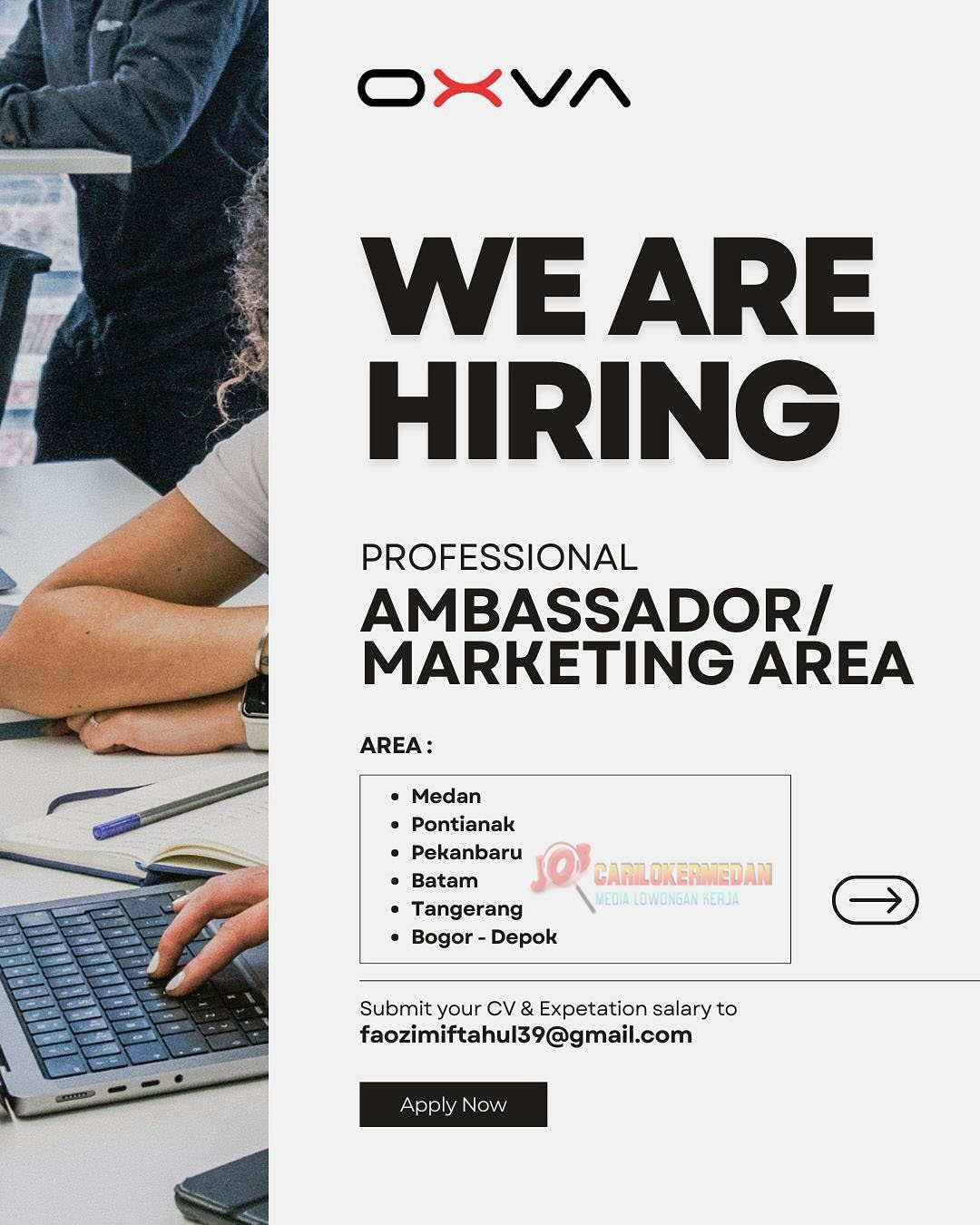 Lowongan Kerja Di OXVA Indonesia Medan November 2025 1