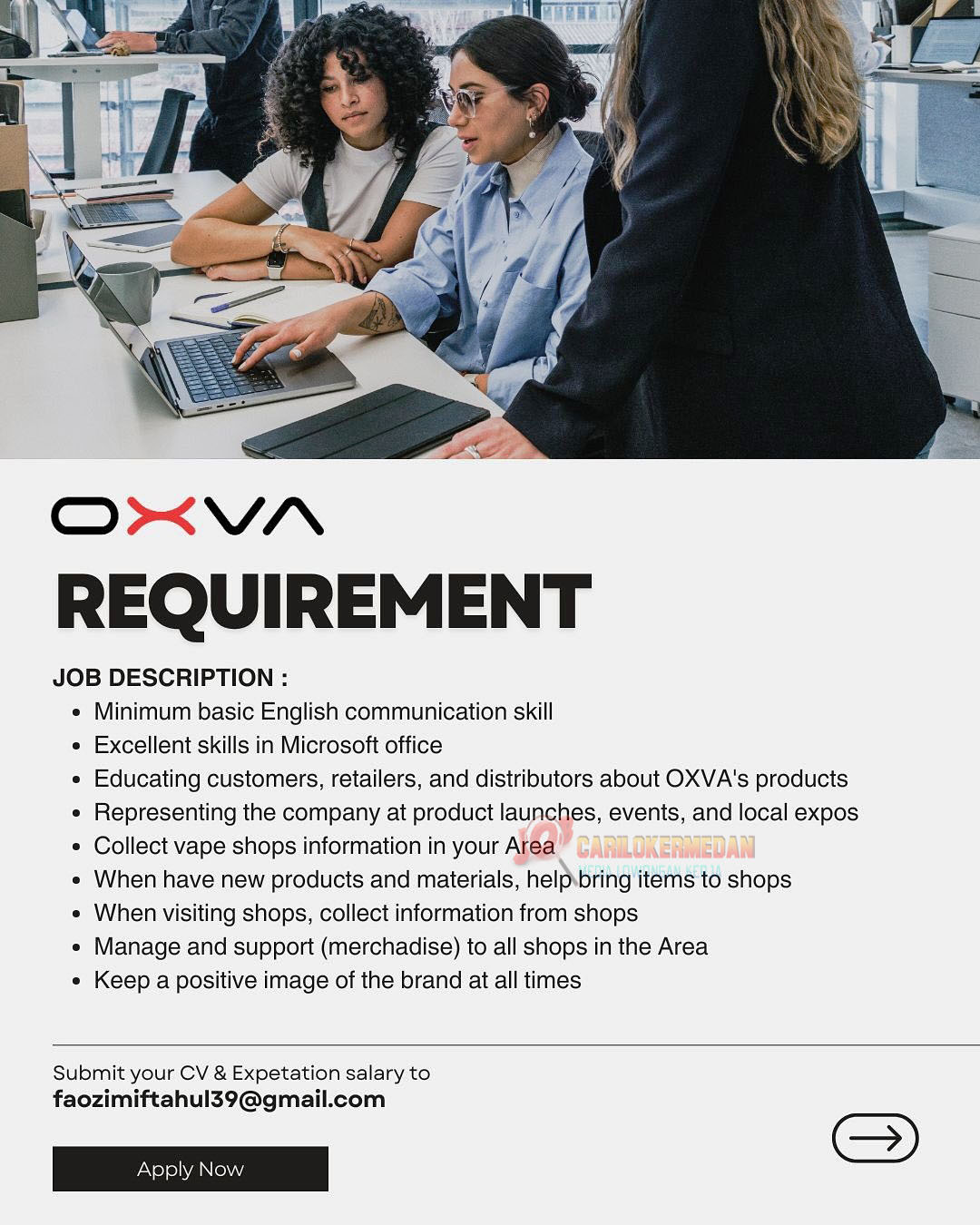 Lowongan Kerja Di OXVA Indonesia Medan November 2025 2