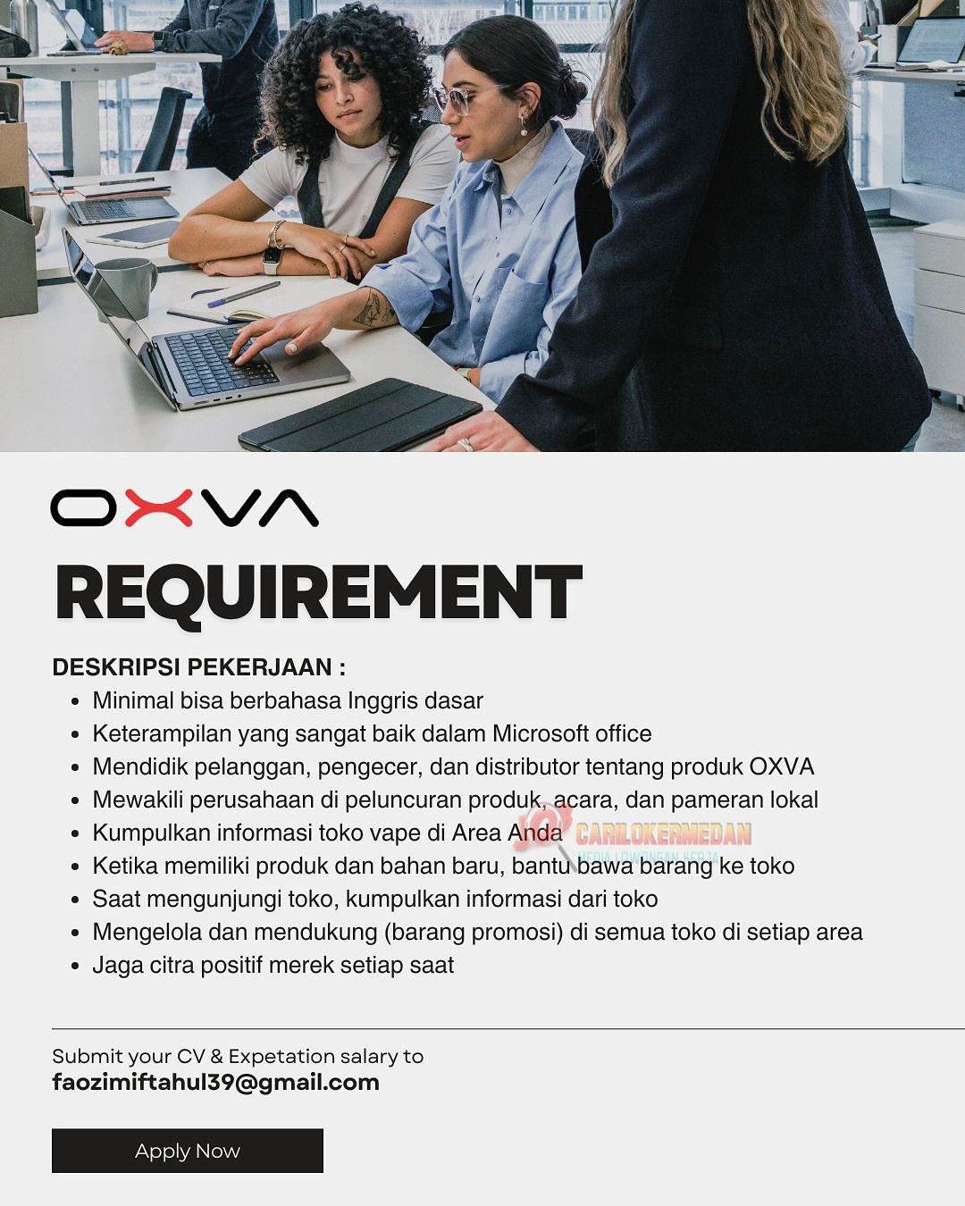 Lowongan Kerja Di OXVA Indonesia Medan November 2025 3