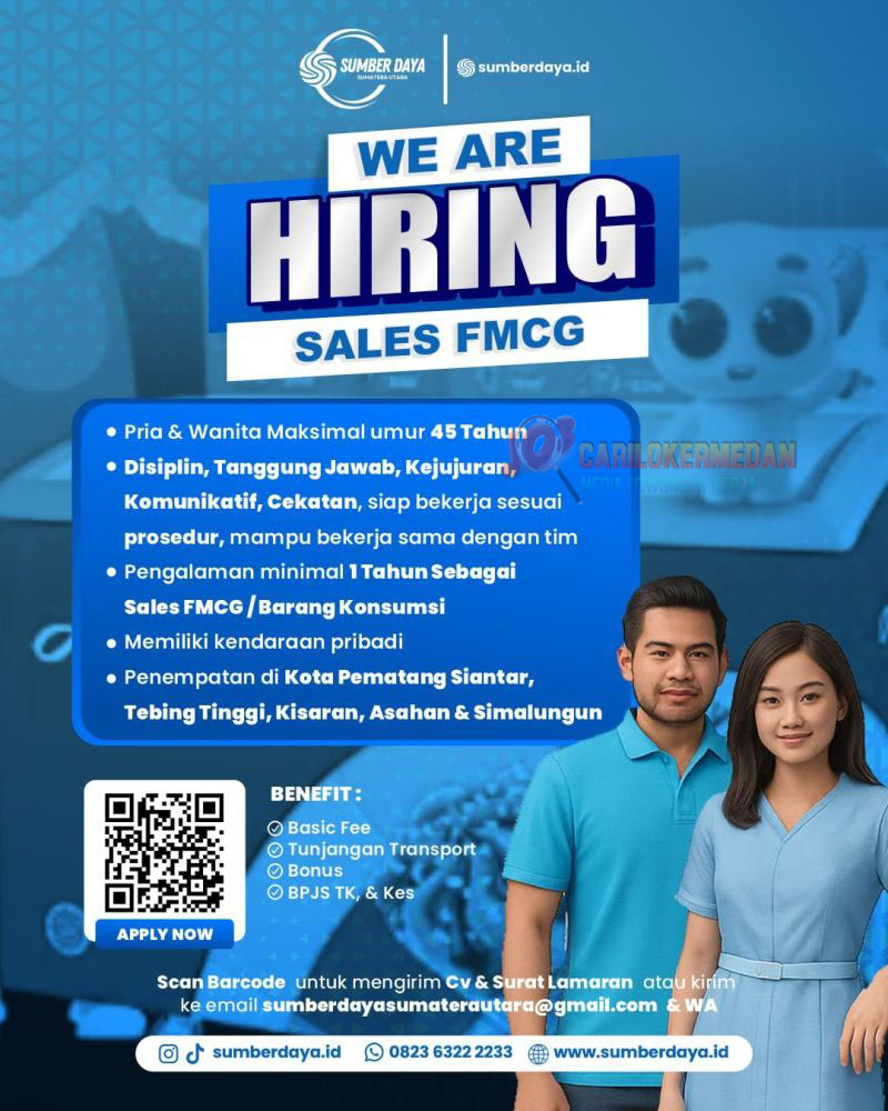 Lowongan Kerja Di PT Sumber Daya Sumatera Utara November 2025 5