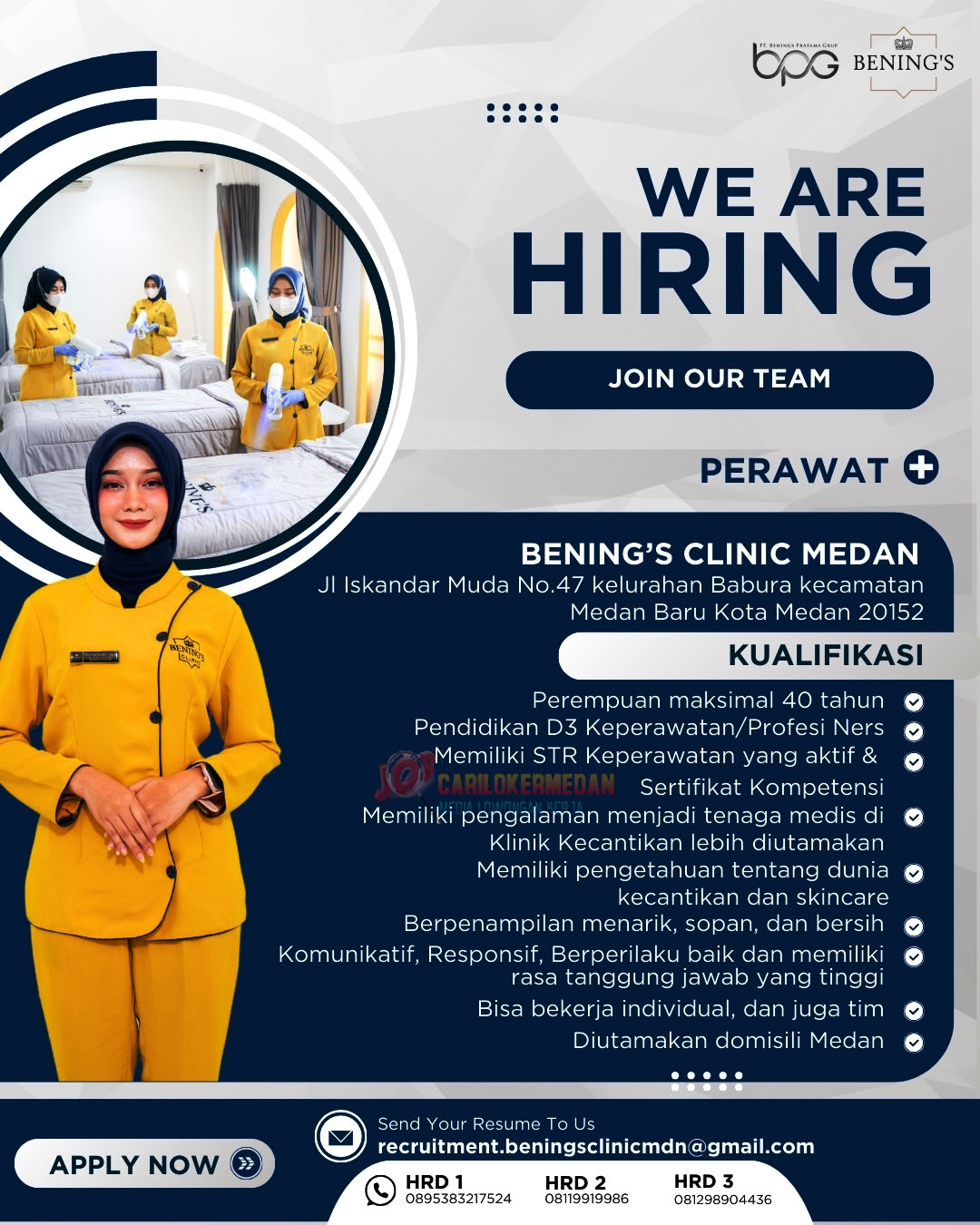 Loker D3 S1 Di PT Benings Pratama Group Medan Desember 2025