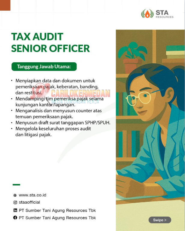 Loker D3 S1 Di PT Sumber Tani Agung Resources Medan 2025 2