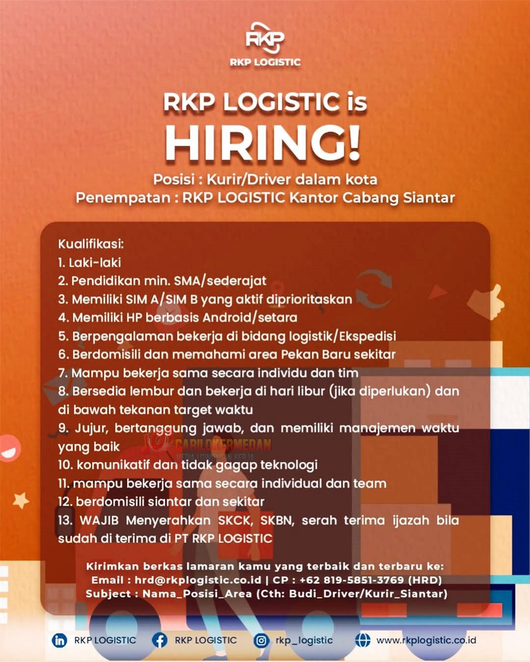 Loker SMA SMK Di PT Rezeki Kempu Putagan Siantar Desember 2025 3