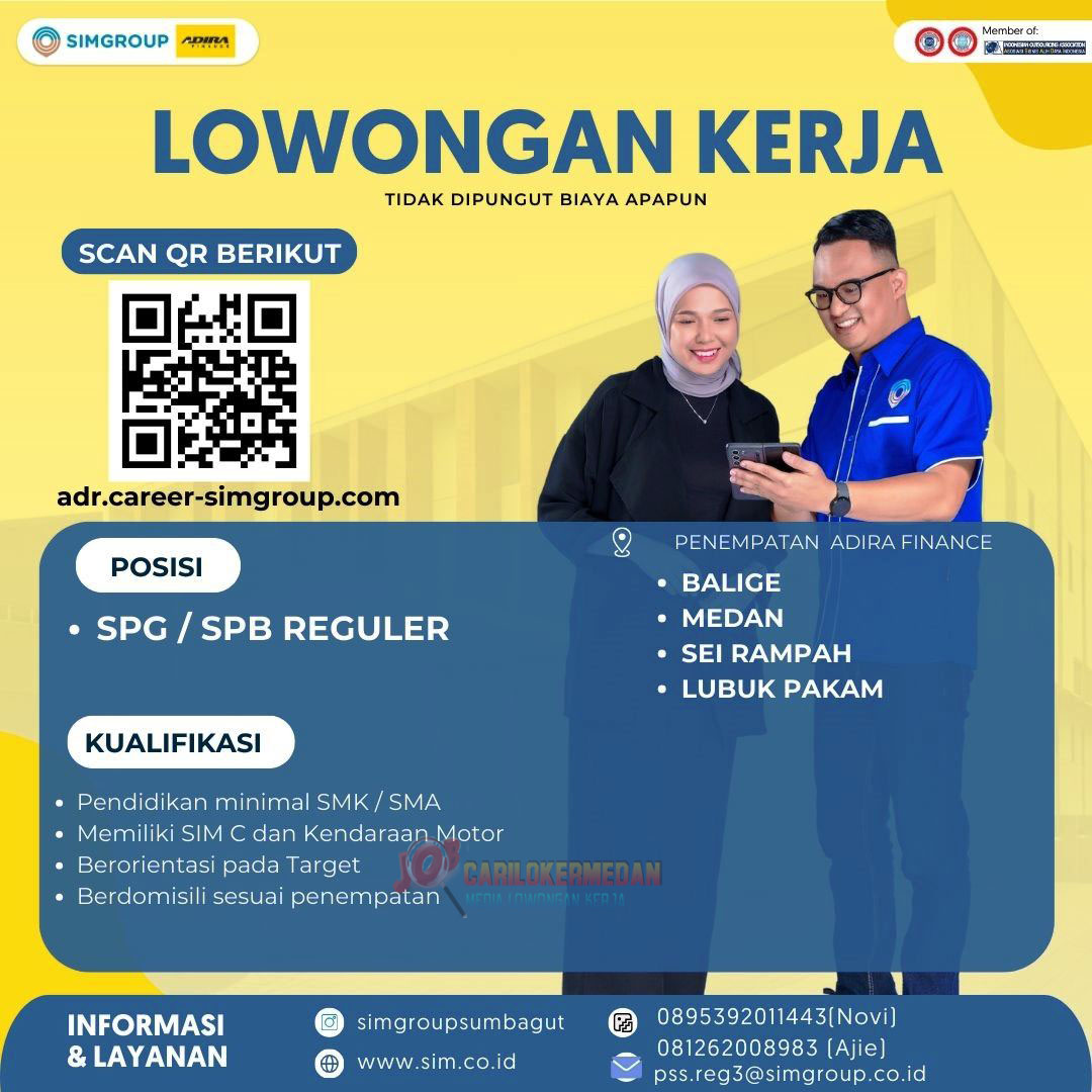 Loker SMA SMK Di PT Swakarya Insan Mandiri Medan Desember 2025