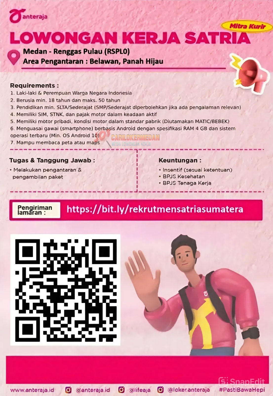 Loker SMP SMA SMK Di PT Tri Adi Bersama Medan Desember 2025