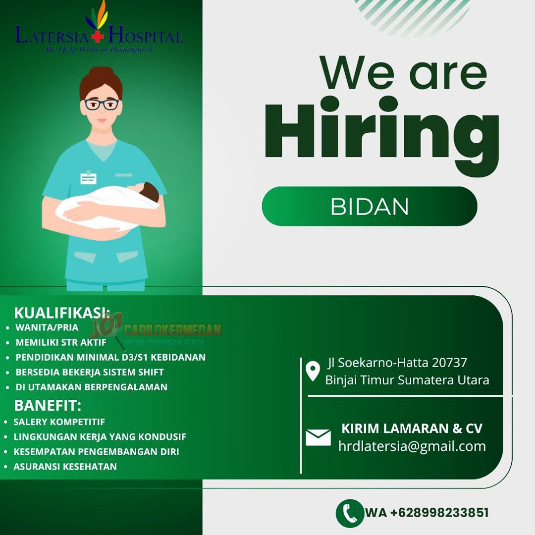 Loker Tamatan D3 S1 Di Latersia Hospital Binjai Desember 2025 1