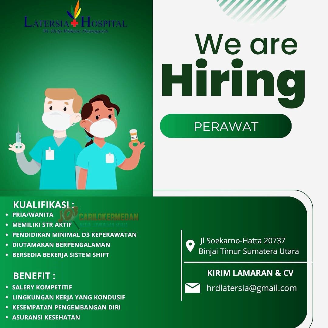 Loker Tamatan D3 S1 Di Latersia Hospital Binjai Desember 2025 2