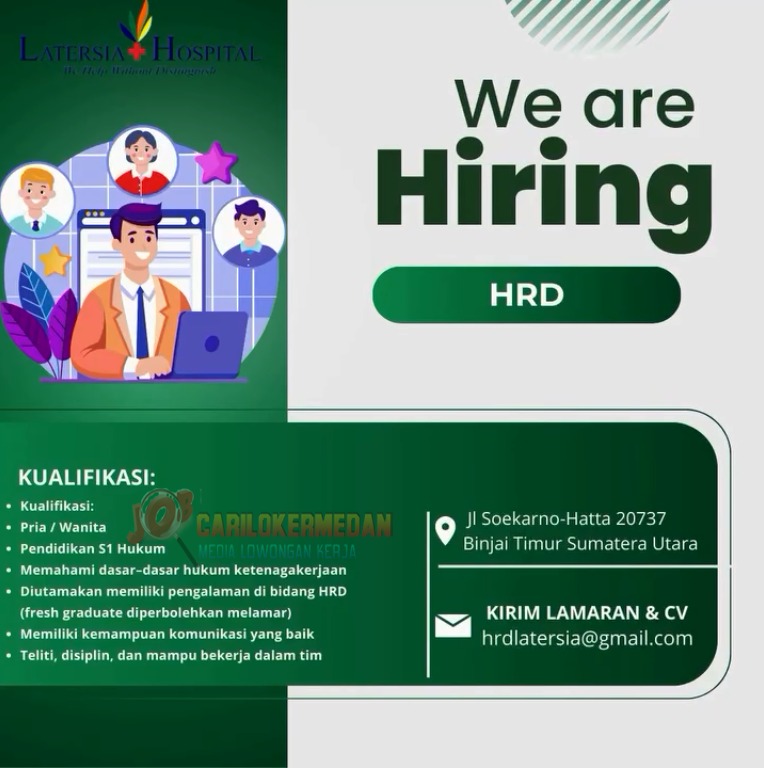 Loker Tamatan D3 S1 Di Latersia Hospital Binjai Desember 2025 3