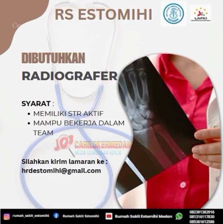 Lowongan Kerja Di RSU Estomihi Medan Desember 2025