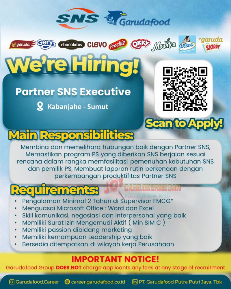 Loker Di PT Sinar Niaga Sejahtera Kabanjahe Januari 2026