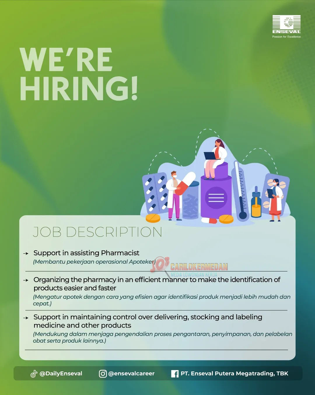 Loker S1 Di PT Enseval Putra Megatrading Medan Januari 2026 2