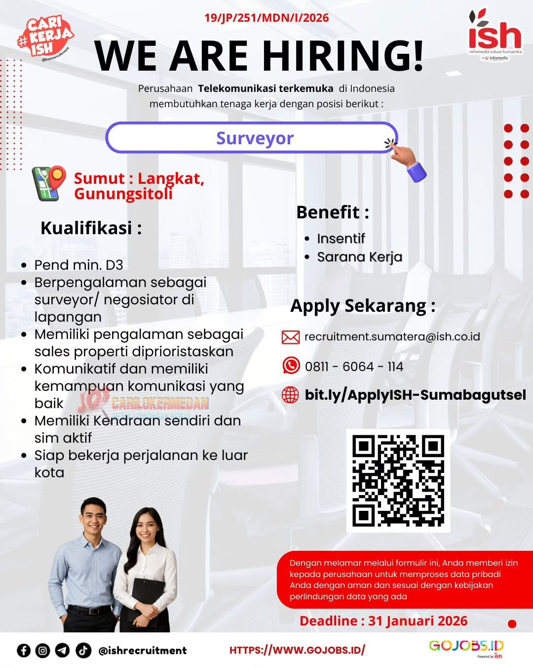 Loker SMA SMK D3 S1 Di PT Infomedia Solusi Humanika Sumut 2026 2