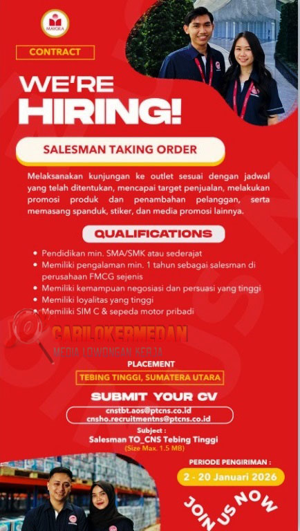 Loker SMA SMK Di PT Cipta Niaga Semesta Tebing Tinggi 3