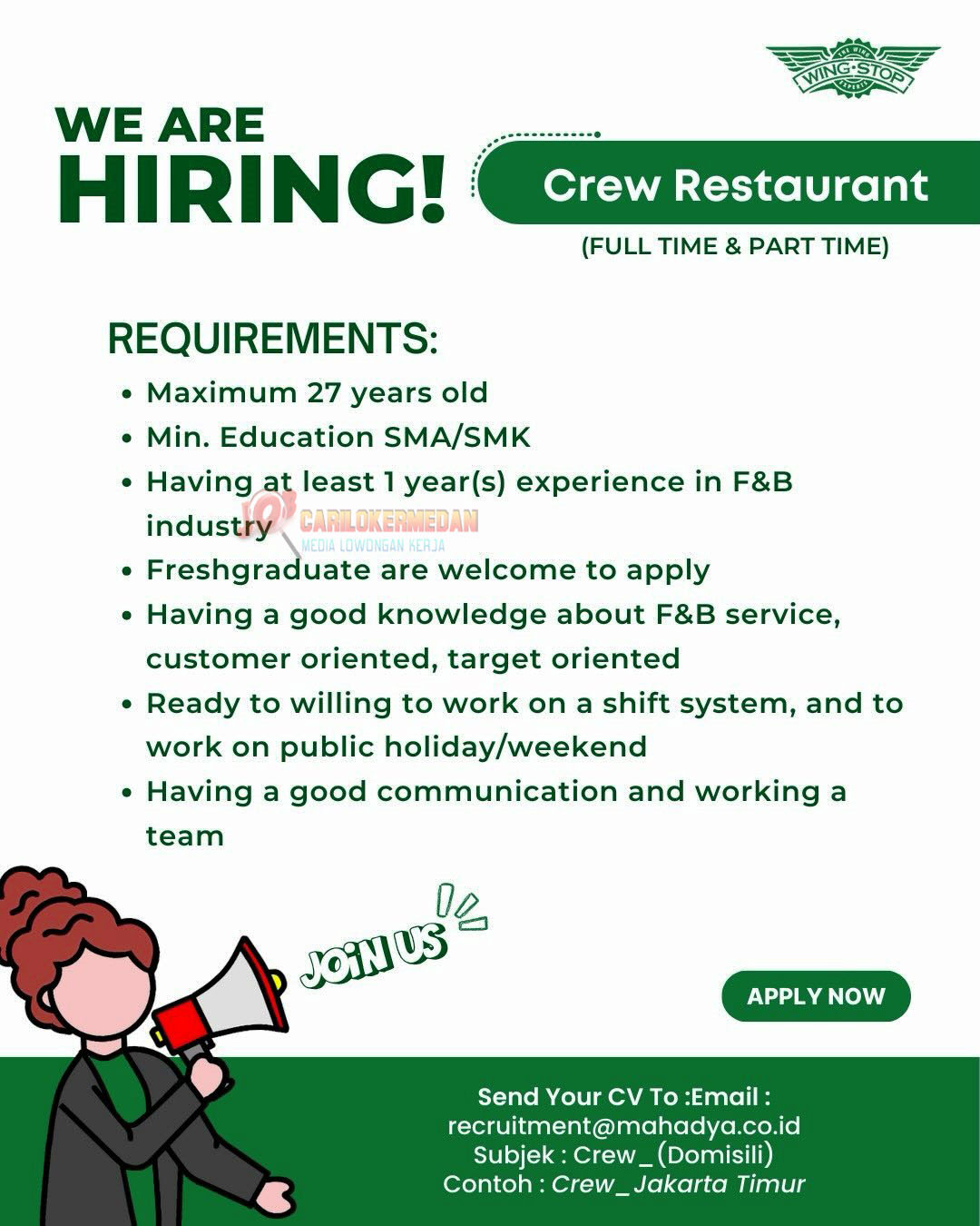 Loker SMA SMK Di PT Mahadana Dasha Utama Medan Januari 2026 2