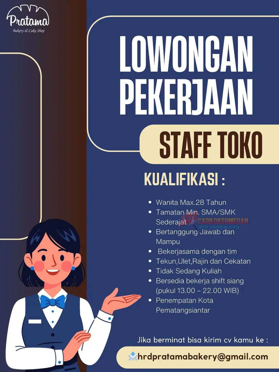Loker Tamatan SMA SMK Di Pratama Bakery Siantar Januari 2026 2