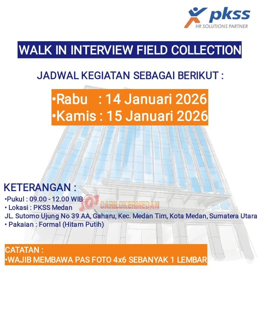 Lowongan Kerja Di PT Prima Karya Sarana Sejahtera Medan 2026