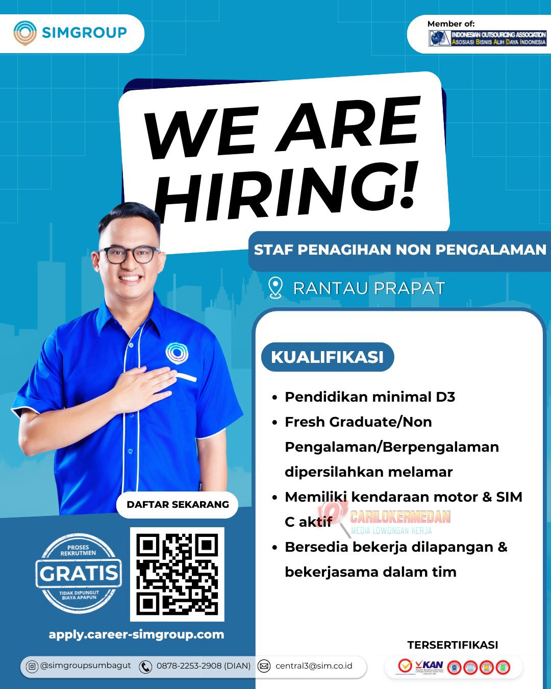 Loker D3 S1 Di PT Swakarya Insan Mandiri Medan Karo April 2026 2