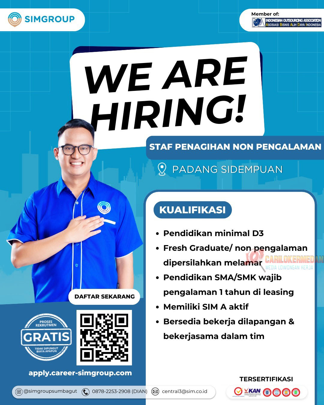 Loker D3 S1 Di PT Swakarya Insan Mandiri Medan Karo April 2026 4