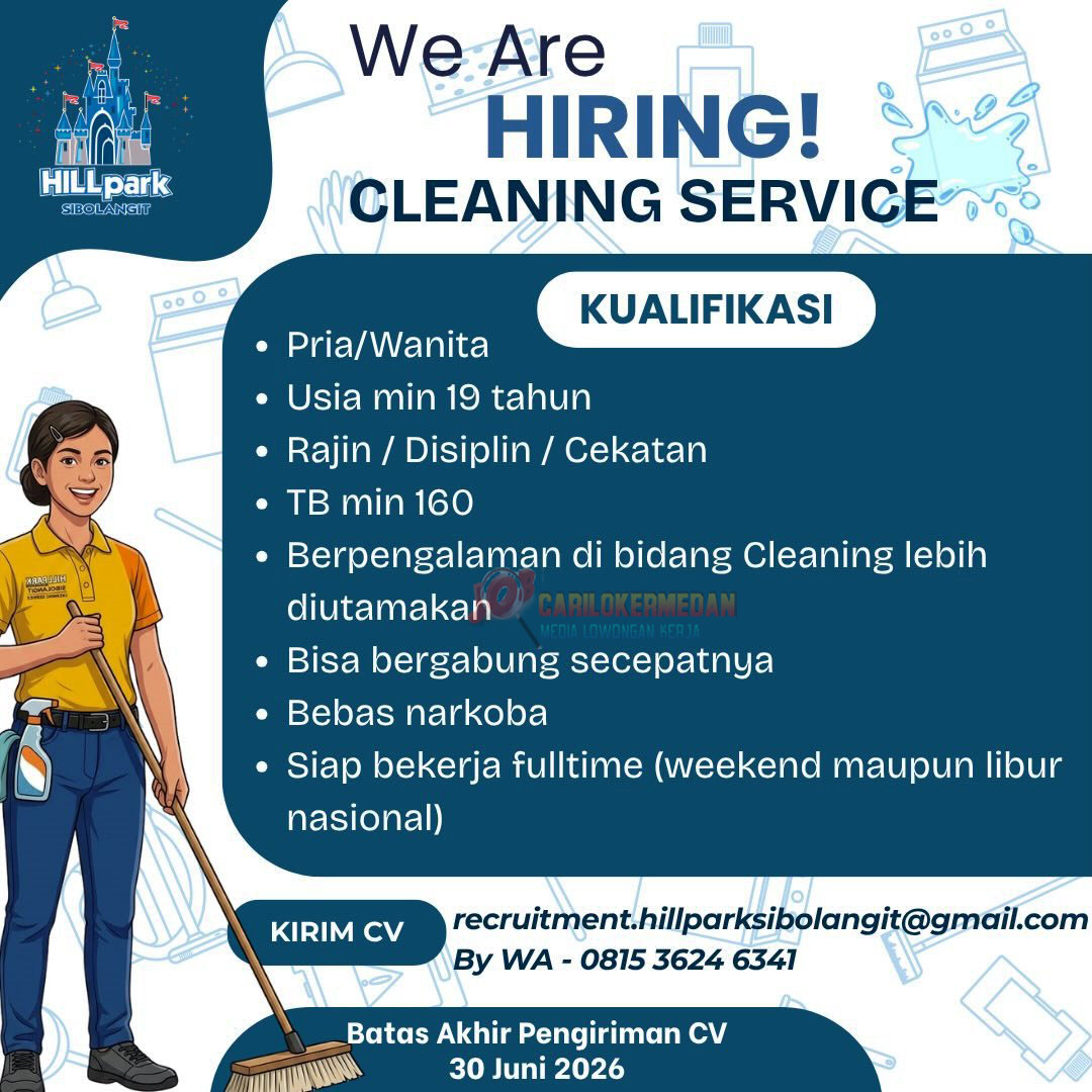 Loker Di PT Fantasi Utama Nusantara Hillpark Sibolangit April 2026 2