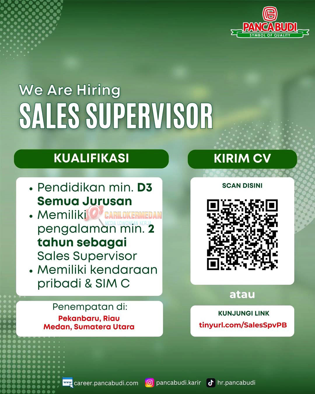 Loker SMA SMK D3 S1 Di PT Panca Buana Plasindo Medan April 2026 1