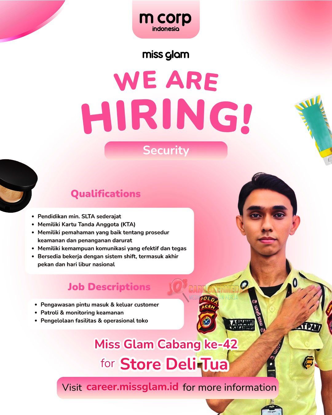 Loker SMA SMK Di PT Bersama Glamindo Indonesia Medan 2026