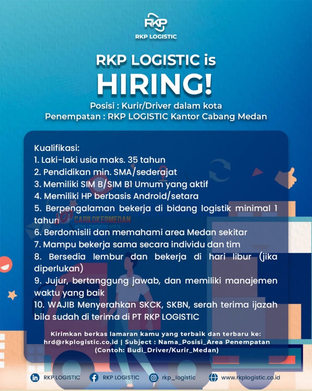 Loker SMA SMK Di PT Rezeki Kempu Putagan Medan April 2026 1