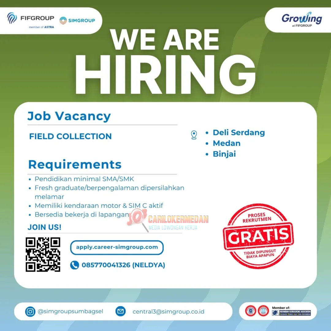 Loker SMA SMK Di PT Swakarya Insan Mandiri Medan April 2026