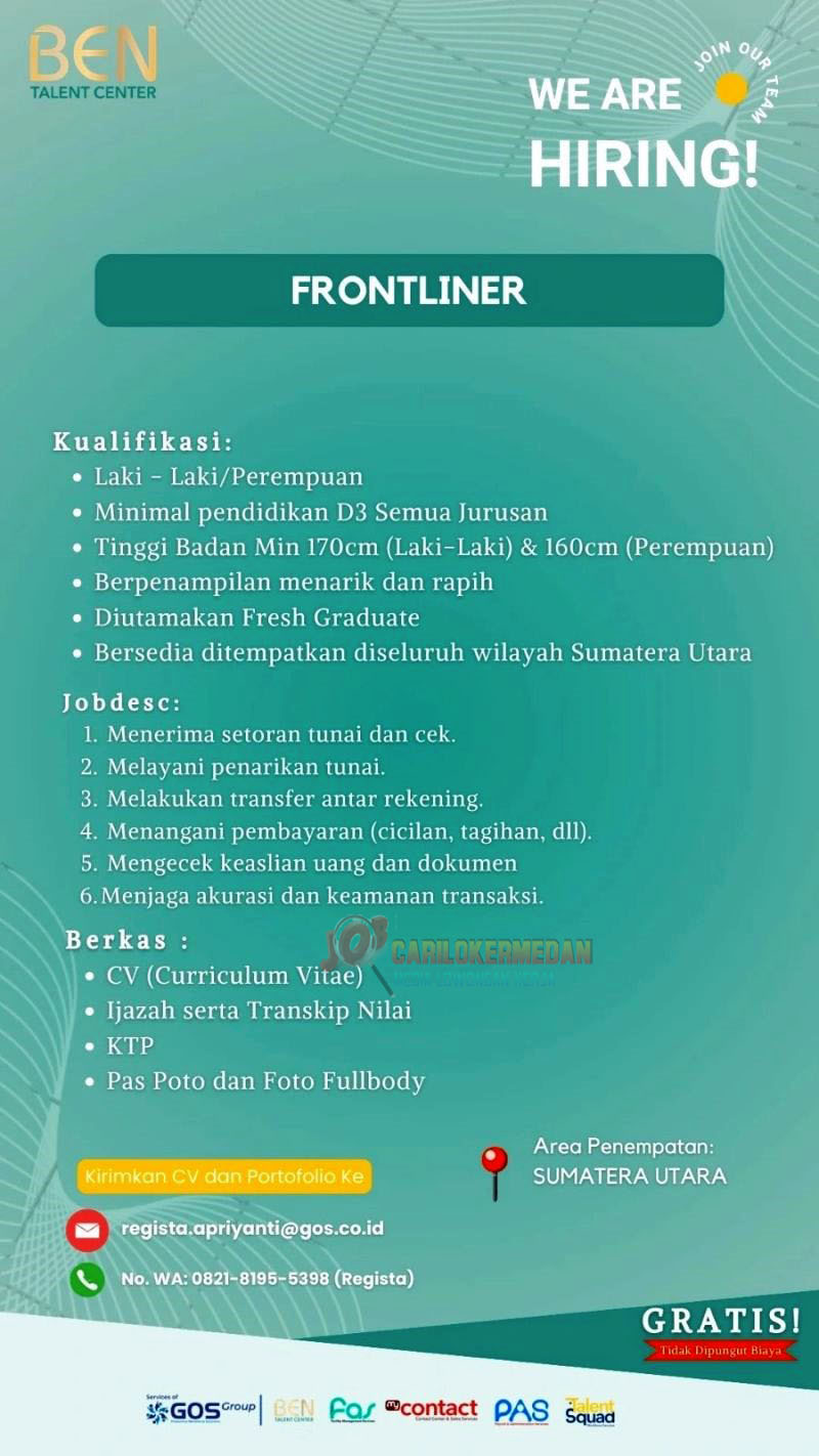 Lowogan Kerja D3 S1 Di PT GOS Indoraya Sumatera Utara April 2026