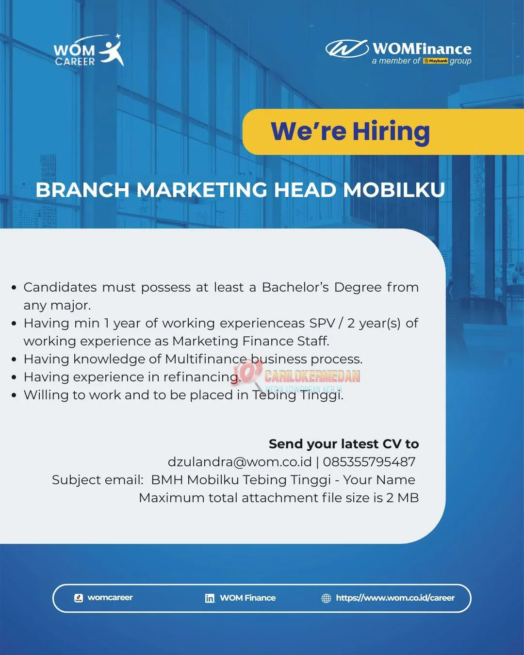 Lowongan Kerja S1 Di PT Wahana Ottomitra Multiartha April 2026 2