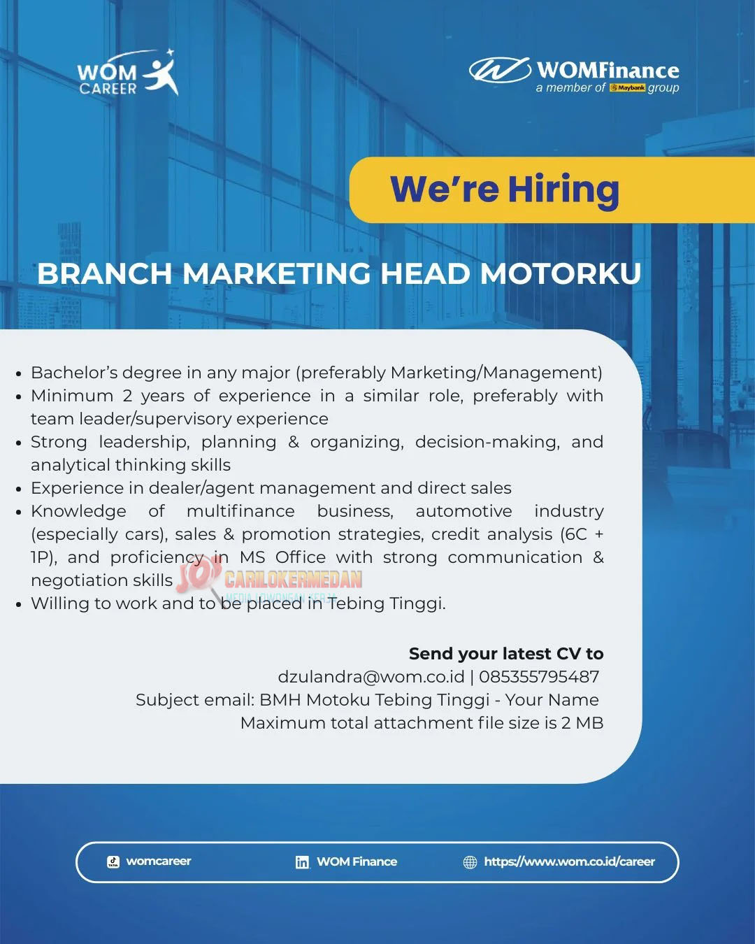 Lowongan Kerja S1 Di PT Wahana Ottomitra Multiartha April 2026 3