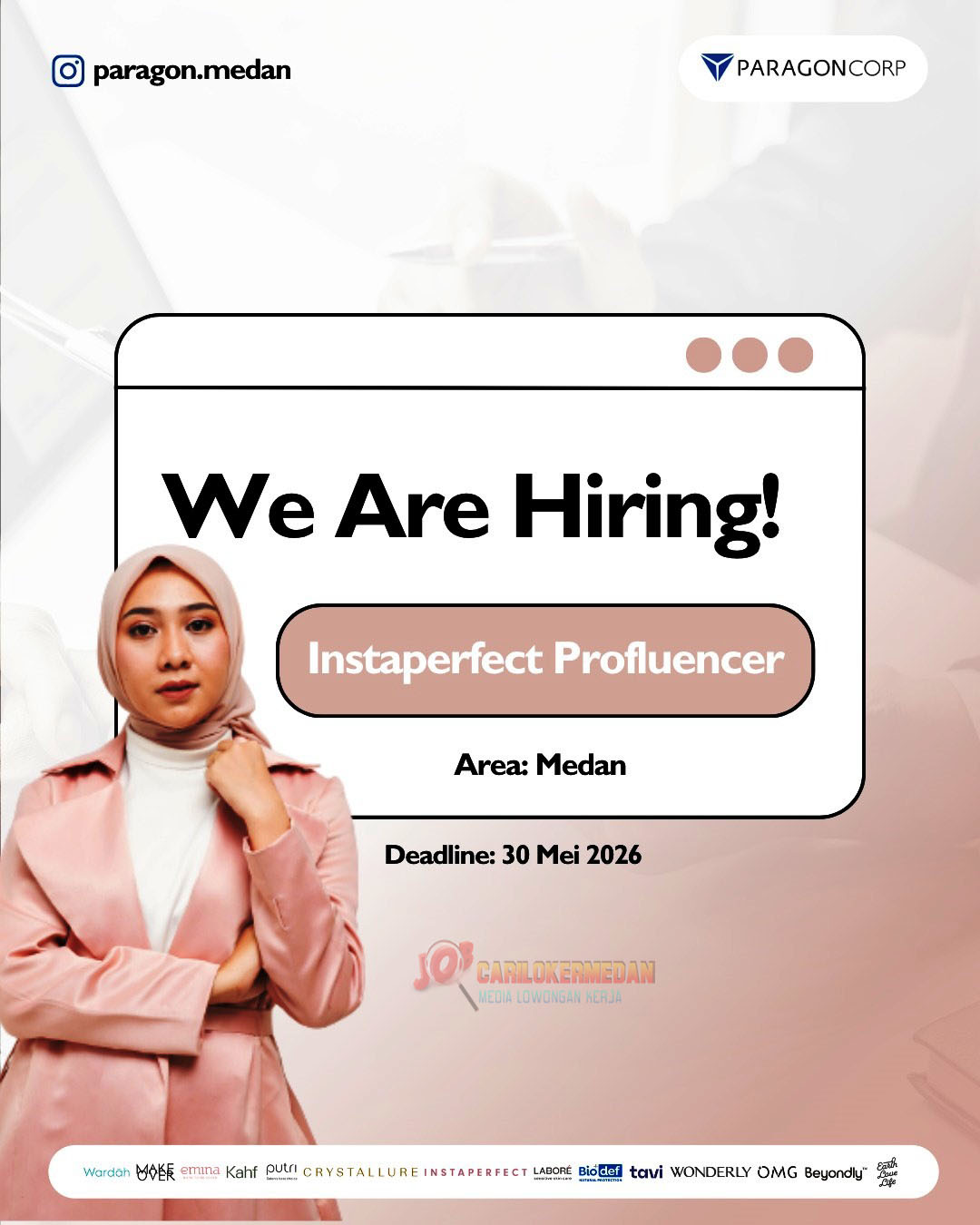 Loker D3 S1 Di PT Paragon Technology And Innovation Area Medan Mei 2026 1