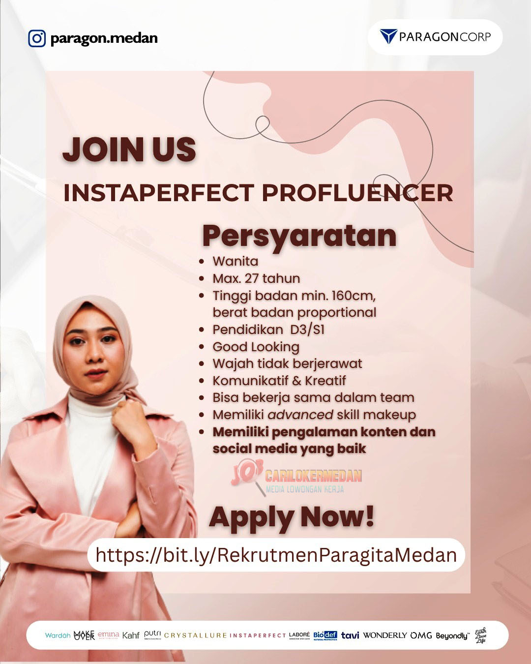 Loker D3 S1 Di PT Paragon Technology And Innovation Area Medan Mei 2026 2